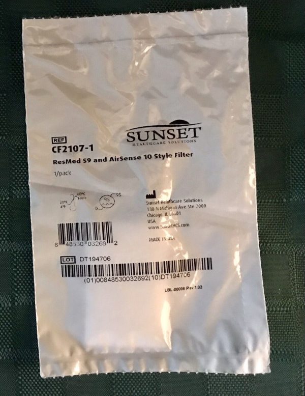 Disposable Filter (S9 and AirSense 10) PK of 3